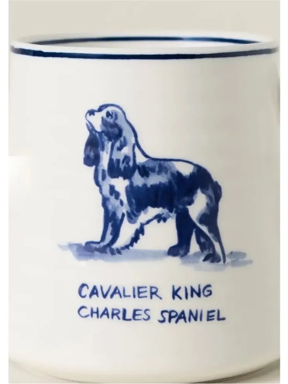 New in Box Molly Hatch KING CHARLES CAVALIER SPANIEL  DOG MUG fr Anthropologie